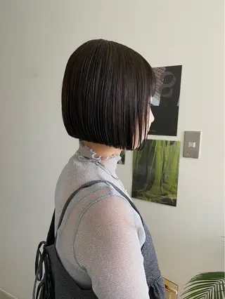 ミディアム 透明感カラー/ボブ/ yuukaのヘアスタイル