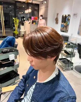 ミディアム パーマ メンズ メンズカットパーマ ✂️ JOYAのヘアスタイル