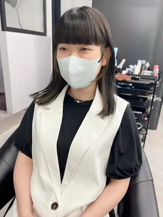 セミロング カラー kimika🥑 メンズ/髪質改善のヘアスタイル