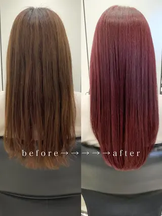 ロング カラー ヘアアレンジ 似合わせ専門美容師 なかじまのヘアスタイル