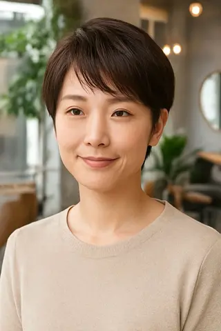 ショート 髪質改善/マツエク 透明感カラー衣笠のヘアスタイル
