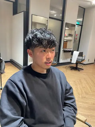 メンズ 金城 二千夏のヘアスタイル