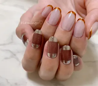 ネイル 40代からの爪を守る ×ケア重視サロン♡のネイルデザイン