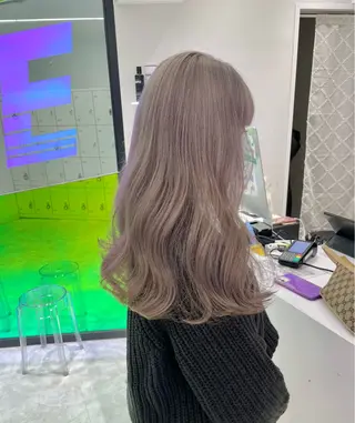 ロング カラー 似合わせハイトーン♡ みつきのヘアスタイル