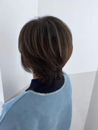ショート カラー SALOWIN名古屋本山店所属・🍀ナガヤマ ヒデアキ🍀のヘアスタイル