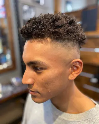 ミディアム パーマ BADBARBER蒲田店所属・barber goriのその他イメージ