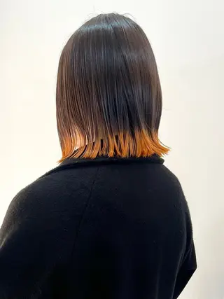ミディアム 横山 奈央のヘアスタイル