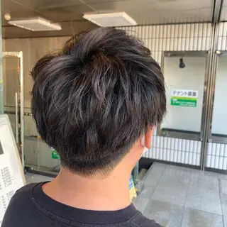 メンズ 小顔レイヤー/ 透明感カラー/増田のヘアスタイル