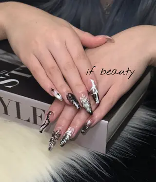 ネイル if Hair＆Nail Salon所属・IKA /海外ネイル /個性派/ワンホンのネイルデザイン