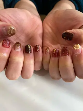 ネイル 韓国風✨髪質改善✨ 縮毛矯正✨松浦知奈美のヘアスタイル