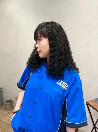 ロング パーマ CANAAN hair salon 表参道店所属・メンズロング／パーマ 村松蒼真のヘアスタイル