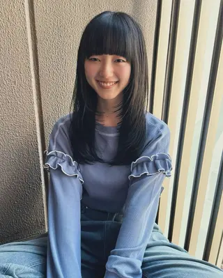 ロング 平 一裕のヘアスタイル