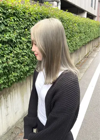 カラー 🟣金沢駅近covo SHUNNA🟣のヘアスタイル