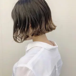 ショート カラー ノグチ ユウキ/ボブのヘアスタイル
