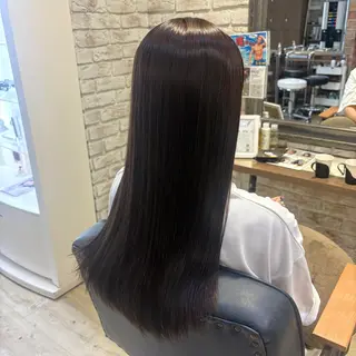 ロング カラー 髪質改善/縮毛矯正 💜COCORO💜のヘアスタイル