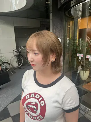 ショート カラー 💎森 ハリス誠一💎のヘアスタイル