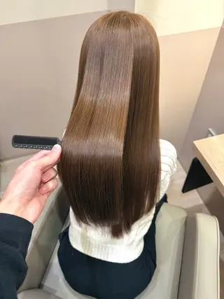 ロング カラー 髪質改善、全席個室、 錦糸町⭐️原孝嘉のヘアスタイル