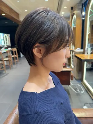 ショート 撮影カットモデル募集 前髪、顔周り/徳永のヘアスタイル