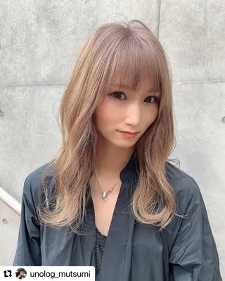 ロング カラー box mico. mutsumiのヘアスタイル