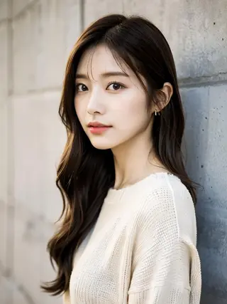 セミロング 髪質改善🇰🇷 レイヤーカット/梅田のヘアスタイル