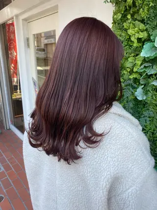 カラー 透明感カラー/韓国 ヘア🩶yuri🩵のヘアスタイル