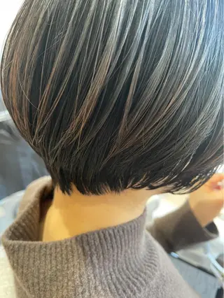 ショート カラー 透明感/レイヤー/ 姫カット Fukuのヘアスタイル
