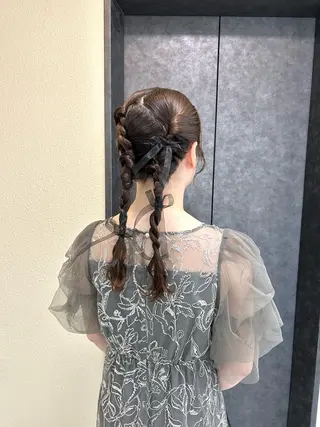 セミロング 平沼 葉津紀のヘアスタイル