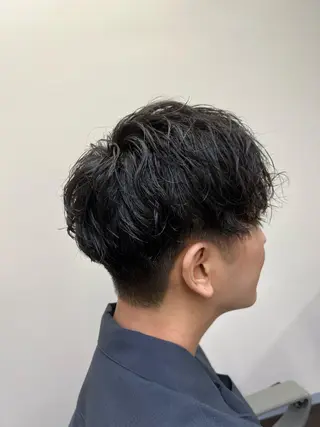 ショート パーマ メンズ 久保 美空のヘアスタイル