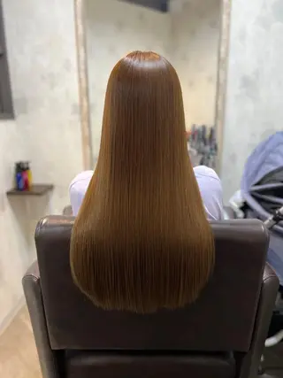 ロング カラー seta新宿所属・髪質改善/縮毛矯正 芹沢のヘアスタイル