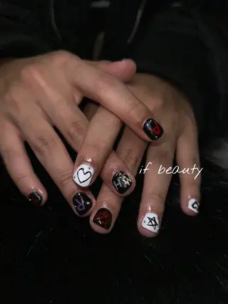 ネイル if Hair＆Nail Salon所属・IKA /海外ネイル /個性派/ワンホンのネイルデザイン