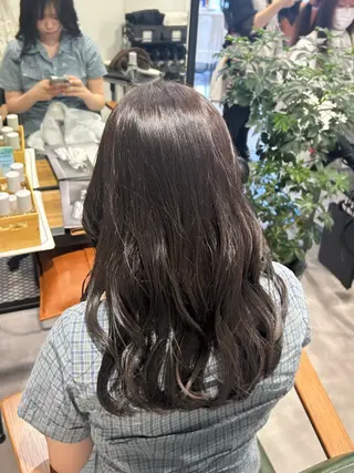 カラー kanae🫧 ｜透明感カラー｜平尾のヘアスタイル