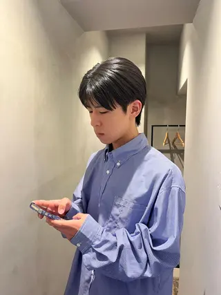 メンズ ロエ平尾山荘所属・大人ショート/メンズ /平尾/薬院/綜一郎のヘアスタイル