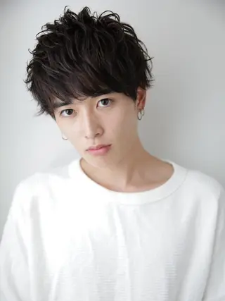 パーマ メンズ 山下 直人のヘアスタイル