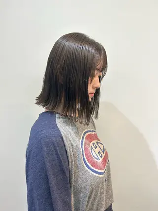 ミディアム カラー 透明感カラー🫧 nanohaのヘアスタイル