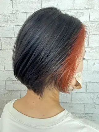 ショート カラー Eleanor立川北口所属・🦋YUI 髪質改善 ブリーチ 着付け🦋のヘアスタイル