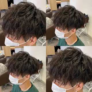 パーマ メンズ メンズ特化LIBER 石川玲央のヘアスタイル