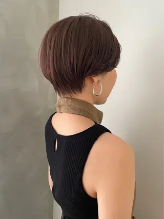 カラー 🫒🫒ブリーチなし 艶カラー🫒ヤマシロのヘアスタイル