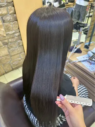ロング カラー 再現性の高いパーマ 🌀ふうき🌀のヘアスタイル