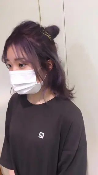 ミディアム ヘアアレンジ 中村 碧のヘアスタイル