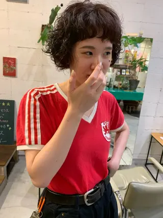 ミディアム パーマ 【takk】 ナカヤママサヨシのヘアスタイル