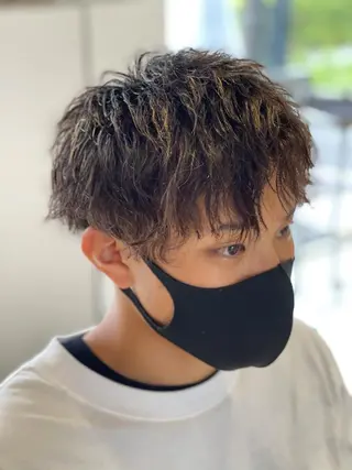 カラー パーマ メンズ 髪質改善💎 ASUKAのヘアスタイル