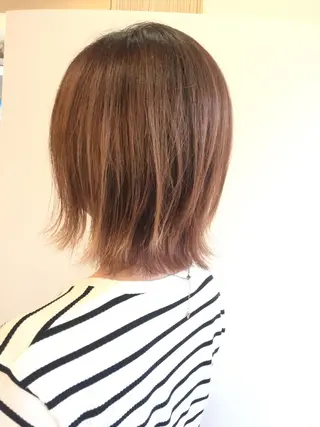 ミディアム カラー nishimura makotoのヘアスタイル