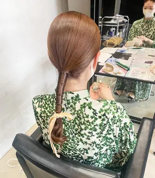 ロング ヘアアレンジ FIORE hair design所属・山根 奈緒のマツエク・マツパデザイン
