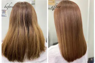 セミロング カラー パーマ ヘアアレンジ メンズ ネイル マツエク・マツパ ブリーチ特化型✂️ ハイトーンカラー👨のヘアスタイル