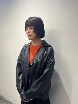 ミディアム カラー ロエ平尾山荘所属・大人ショート/メンズ /平尾/薬院/綜一郎のヘアスタイル