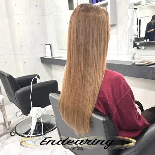 カラー Endearing 銀座⭐︎YOKOのヘアスタイル