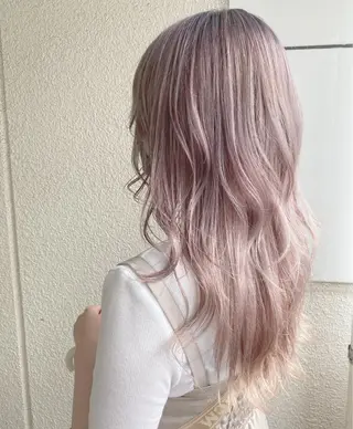 セミロング カラー 💘透明感カラー💘 沖本 将宏のヘアスタイル