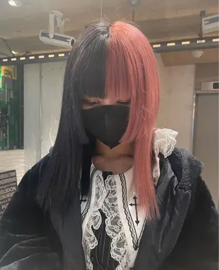 ミディアム カラー 艶ハイトーン👑♡ NATSUKIのヘアスタイル