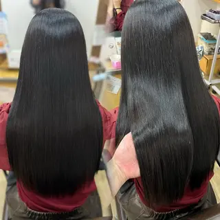 ロング カラー 似合わせ/ブリーチ/ 髪質改善/ミクෆのヘアスタイル