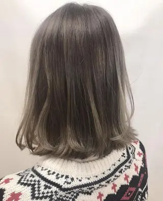 ミディアム Nyne所属・🍀失敗しない 縮毛矯正熊谷竜馬🍀のヘアスタイル